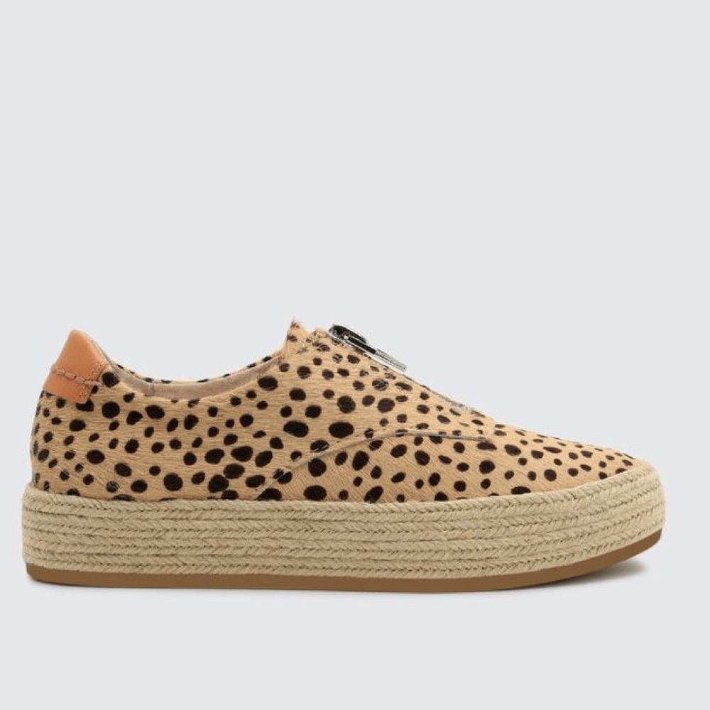 Dolce Vita Leopard Trae Espadrille Sneakers NWT